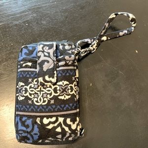 Blue and black Vera Bradley wristlet/wallet!